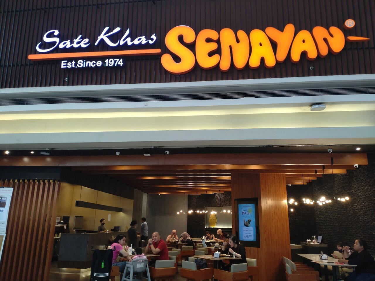 Sate Khas Senayan restaurant in Jakarta Pusat, Indonesia