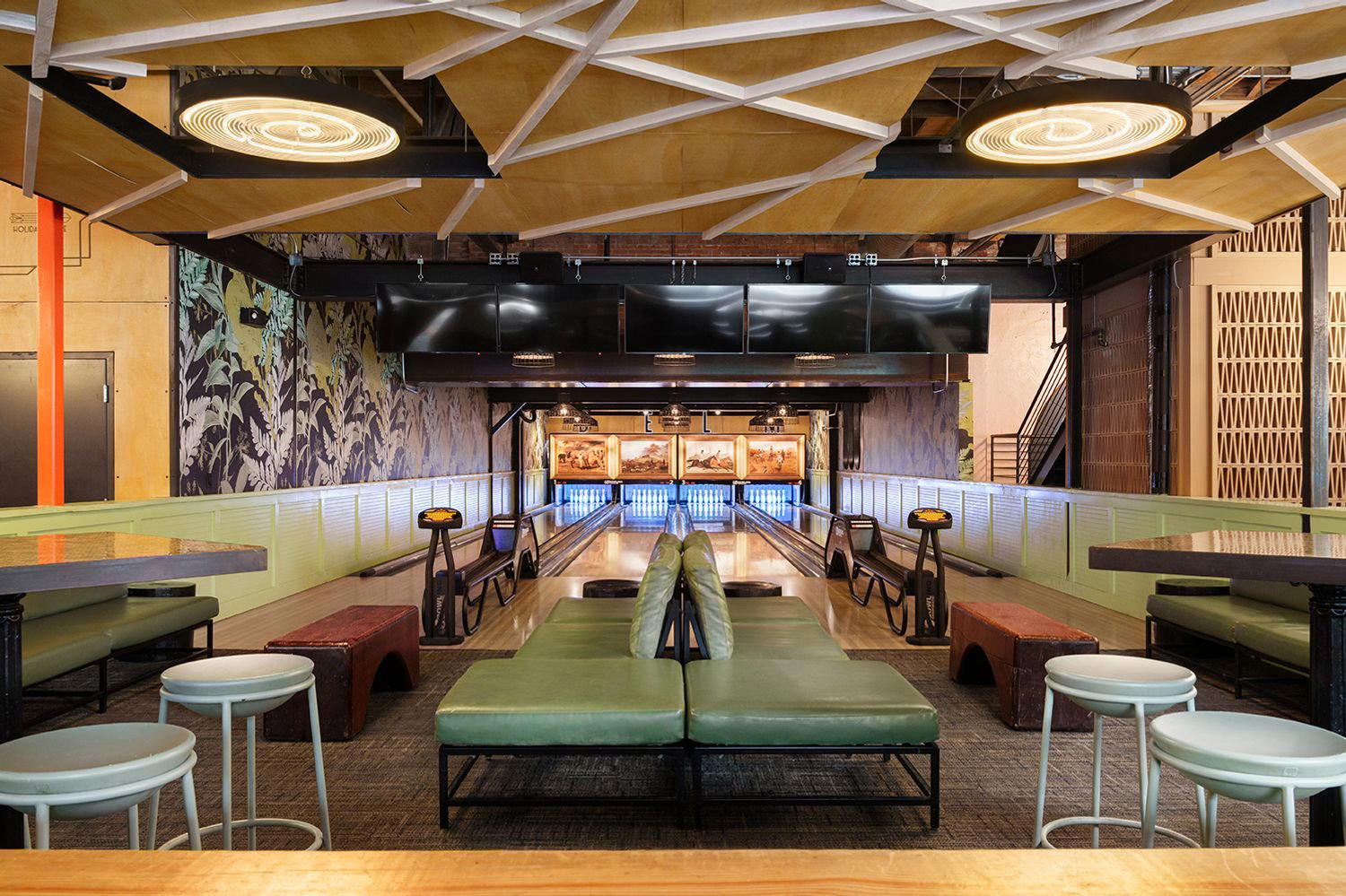 Punch Bowl Social restaurant in Dallas, United States