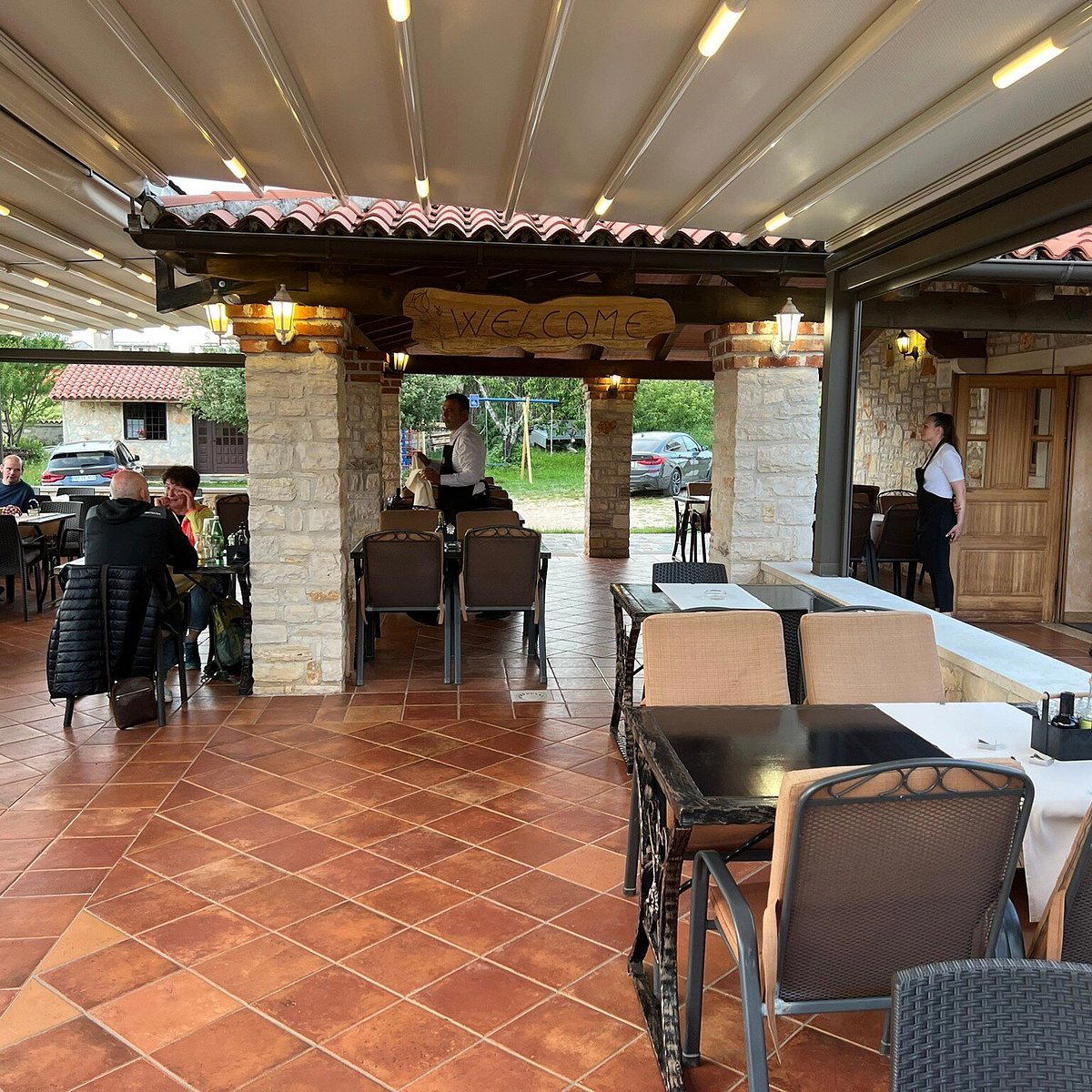 Žardin restaurant in Valentici, Croatia