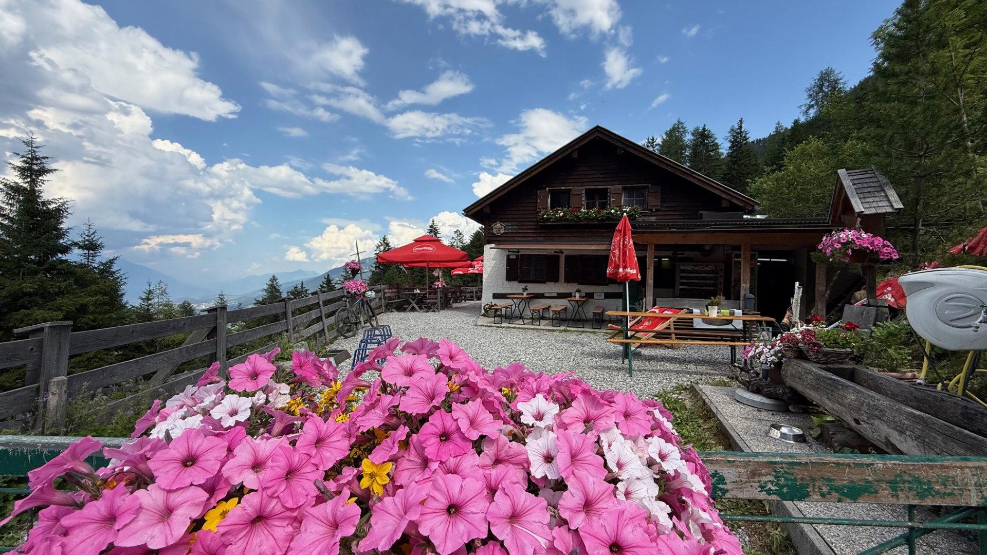 Kreither Alm restaurant in Mutters, Austria