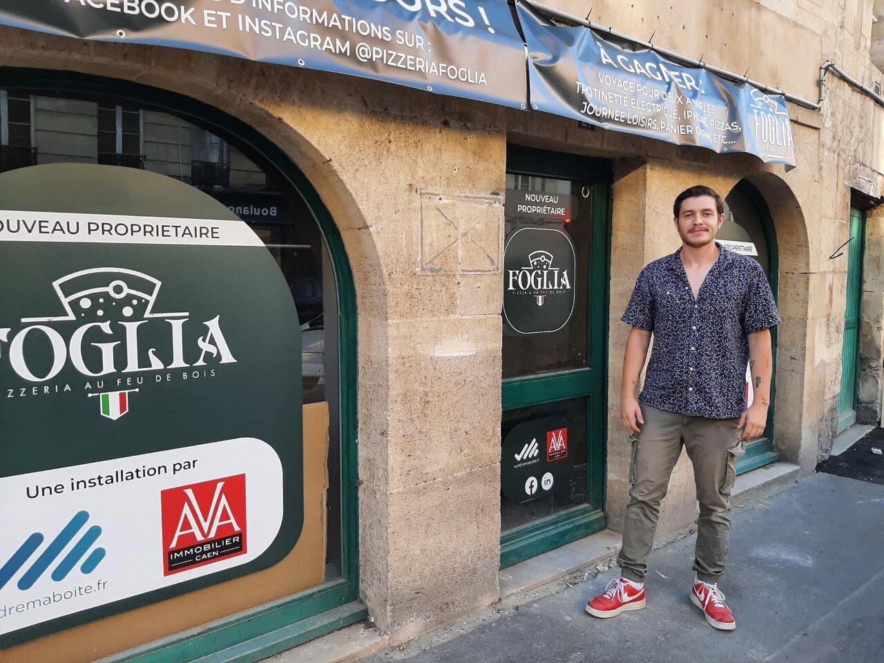 Pizzeria Foglia restaurant in Caen, France