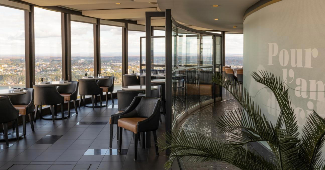 Ciel restaurant in Quebec City, Canada