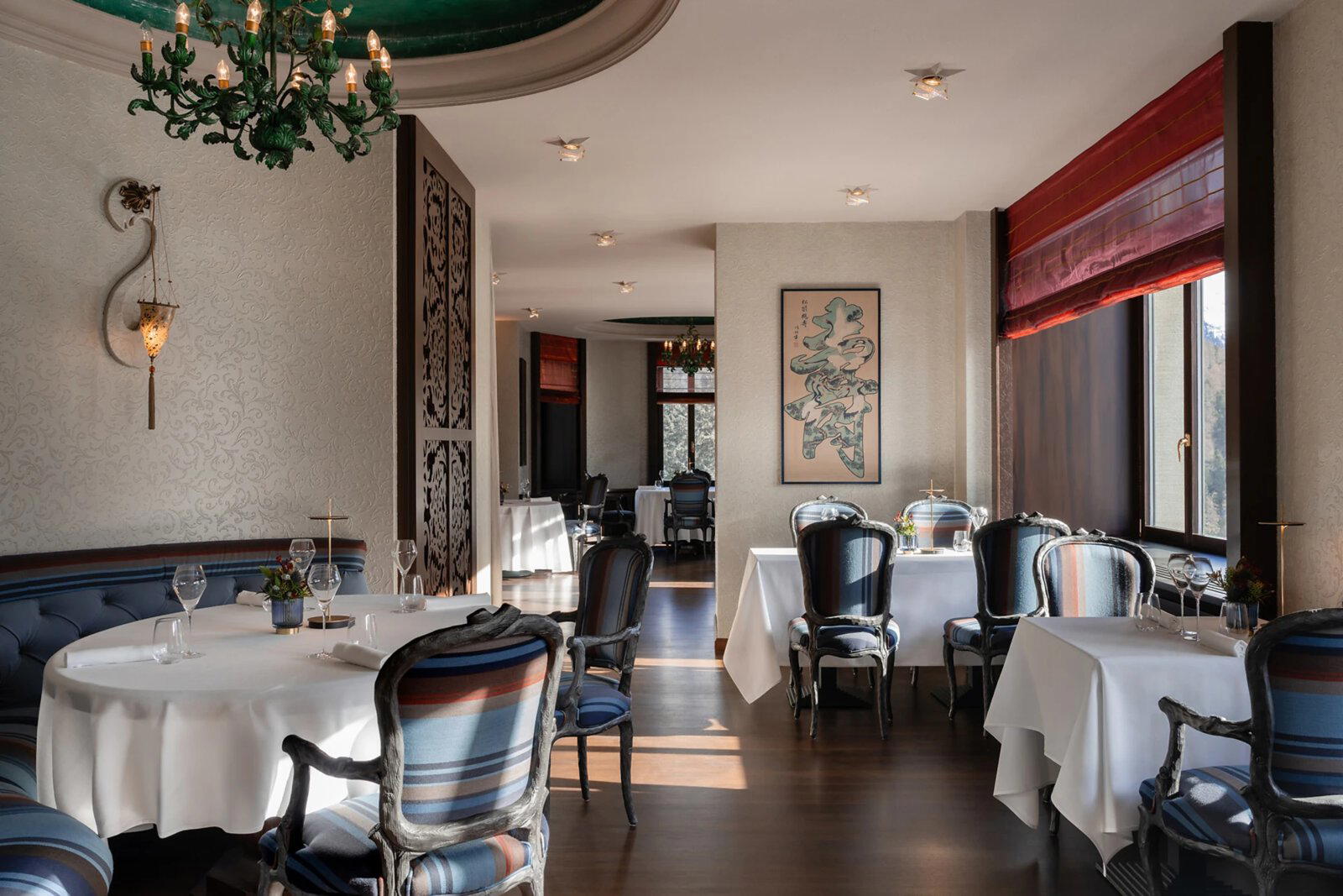 Da Vittorio St. Moritz restaurant in St. Moritz, Switzerland