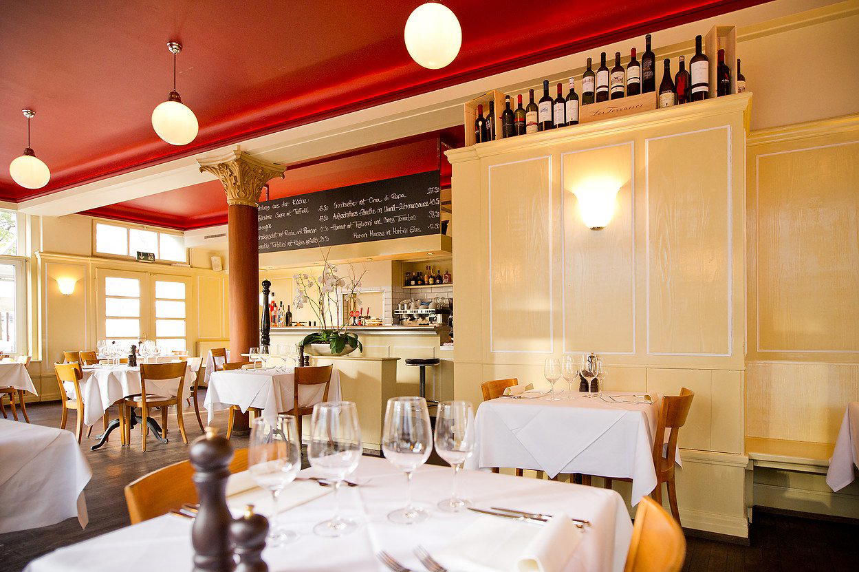 Schützengasse restaurant in Zürich, Switzerland