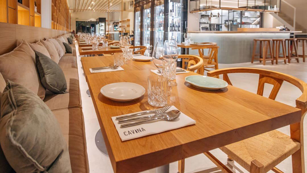Cavina Vinoteca restaurant in Barcelona, Spain
