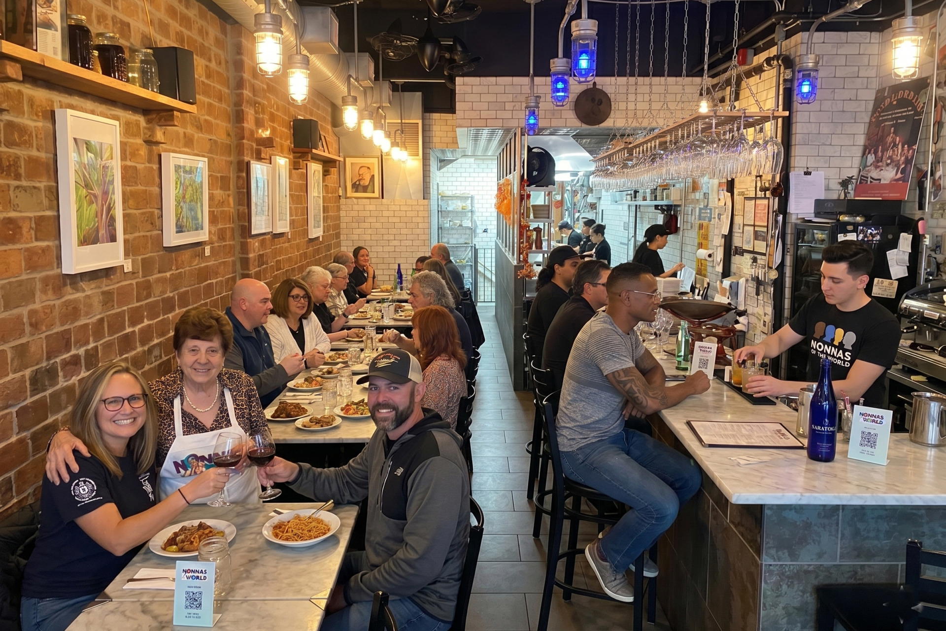 Nonnas of the World Community restaurant in New York City