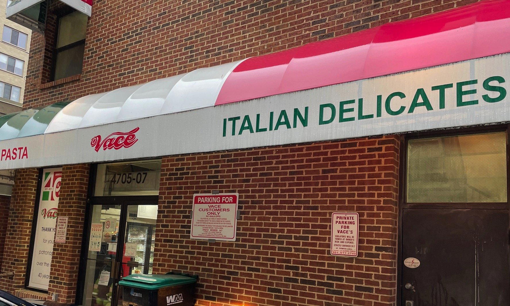 Vace Delicatessen restaurant in Washington DC, United States