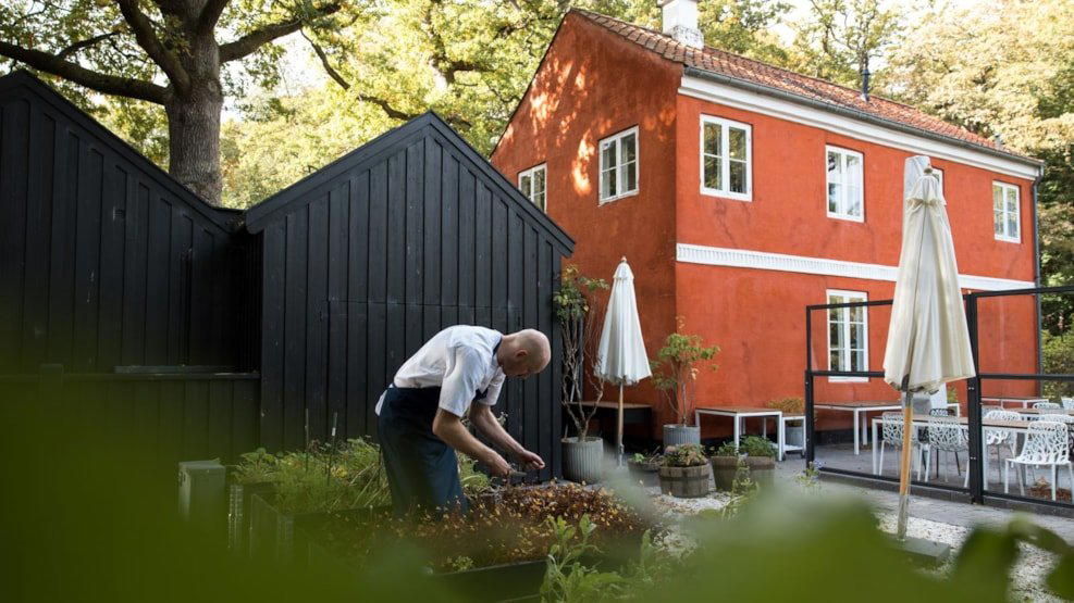 Den Røde Cottage restaurant in Taarb K, Denmark