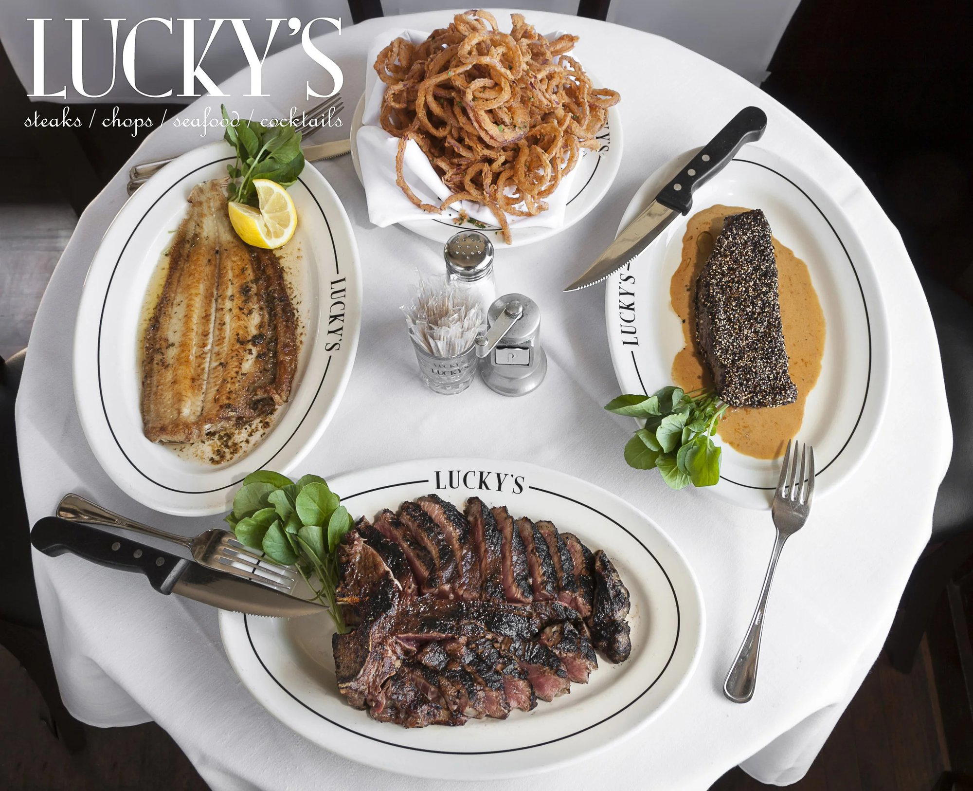 Lucky’s Steakhouse restaurant in Montecito, United States