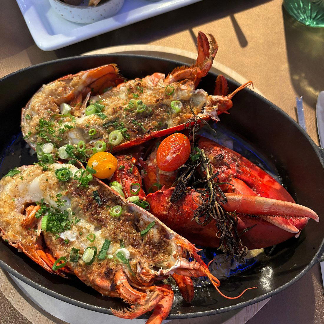 The Blue Lobster restaurant in Bruges, Belgium