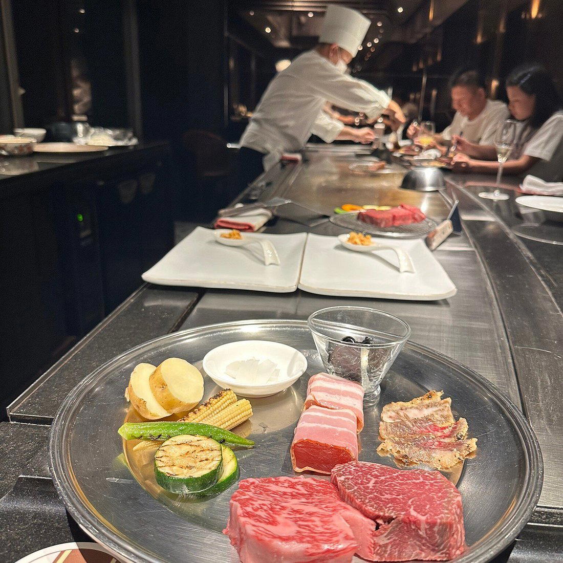 Teppanyaki ｢Icho｣ restaurant in Kanazawa, Japan