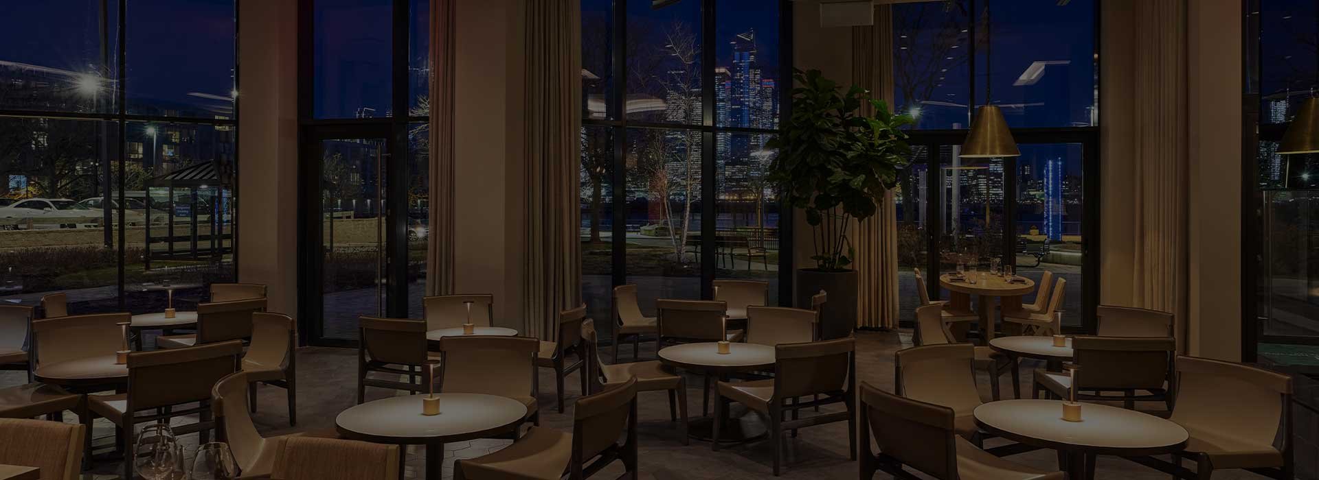 Blu on the Hudson restaurant in Weehawken, United States