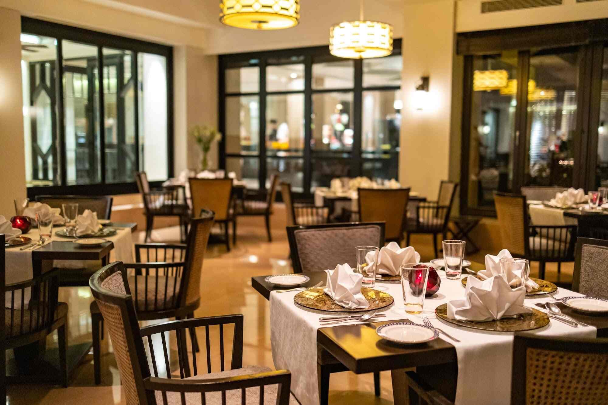 Jamavar Goa restaurant in Mobor, India