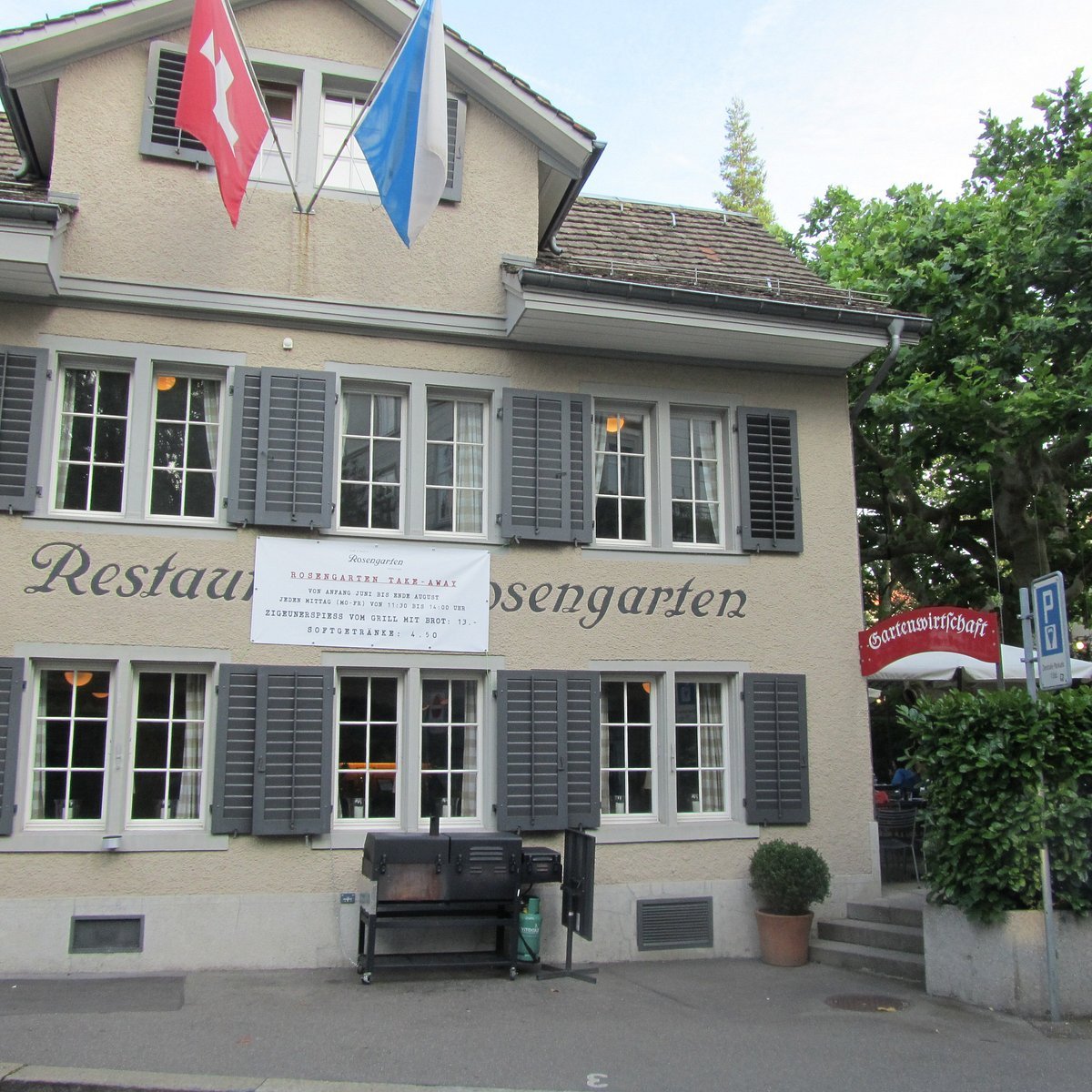 Rosengarten restaurant in Zürich, Switzerland