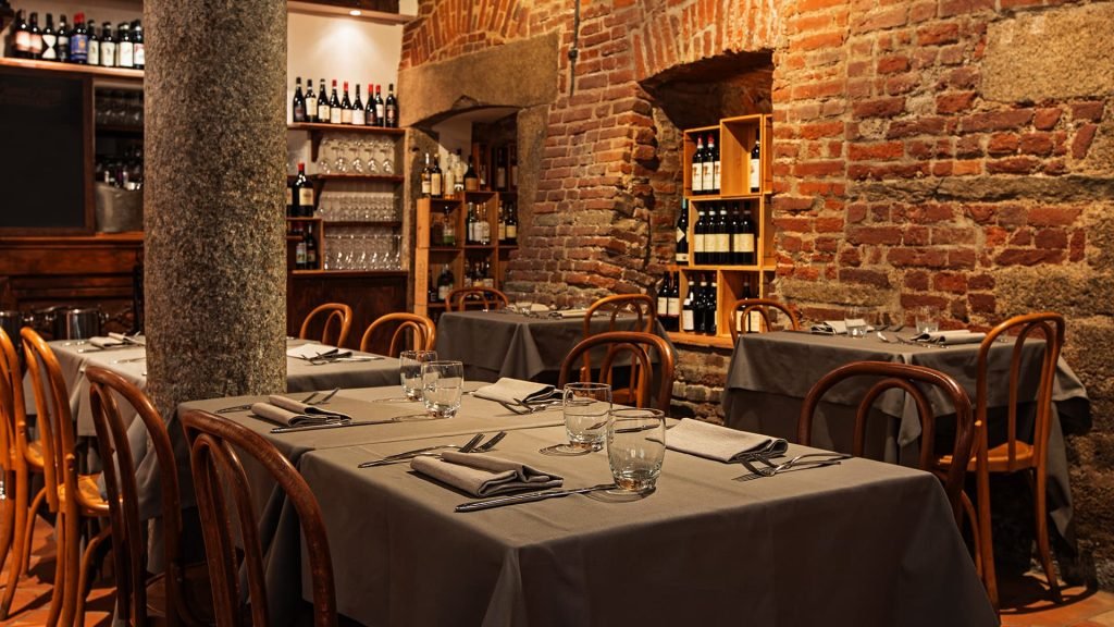 La Dogana del Buongusto restaurant in Milan, Italy
