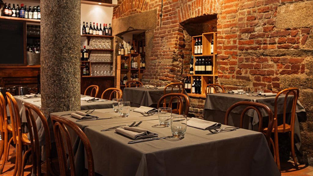 La Dogana del Buongusto restaurant in Milan, Italy