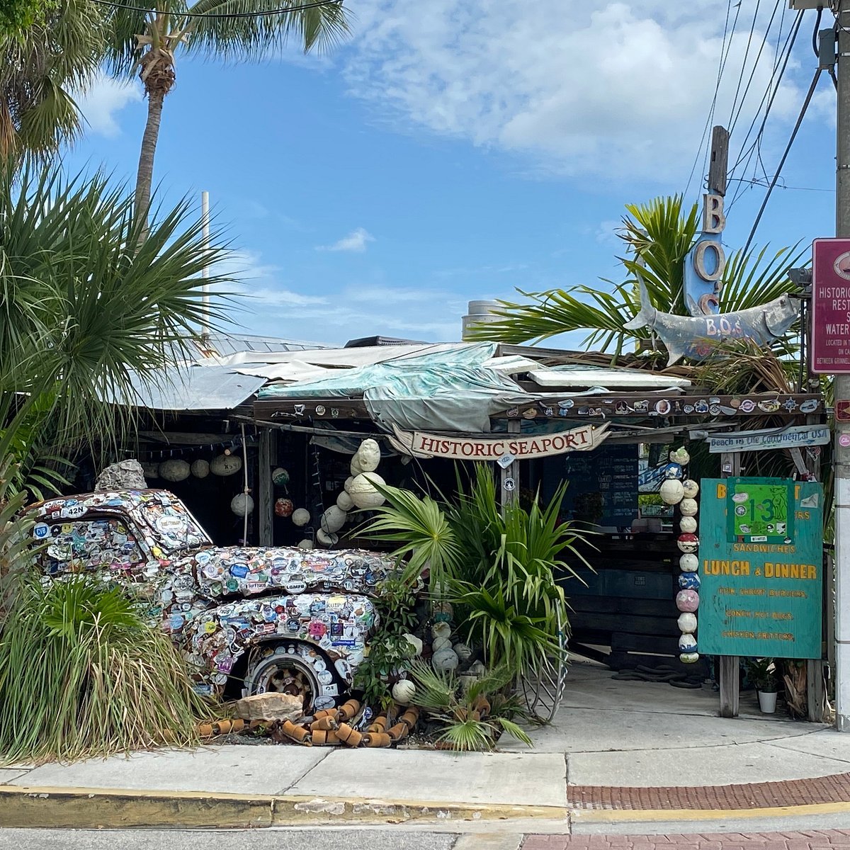 B.O.'s Fish Wagon restaurant in Key West, United States