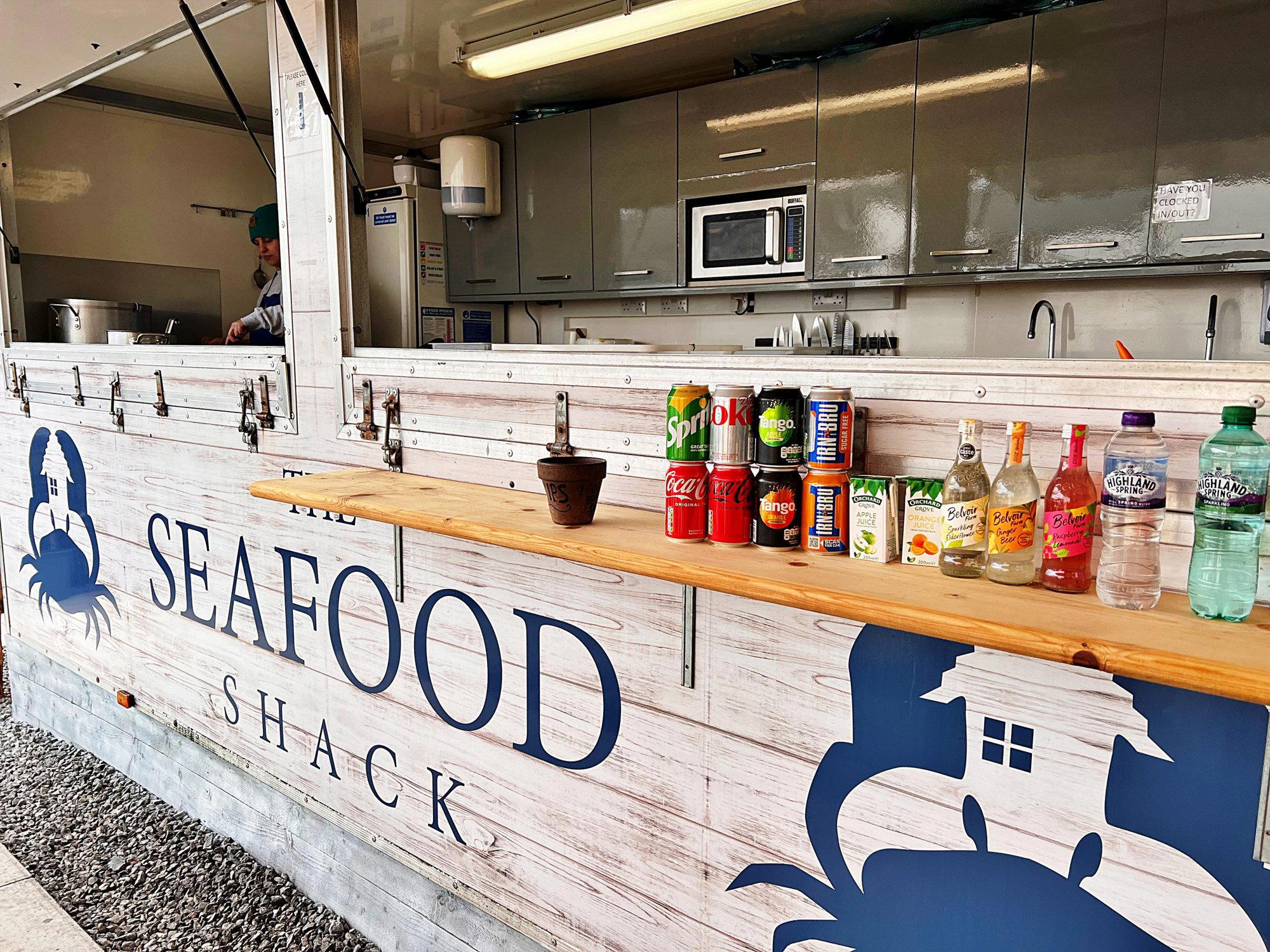 Seafood Shack restaurant in Ullapool