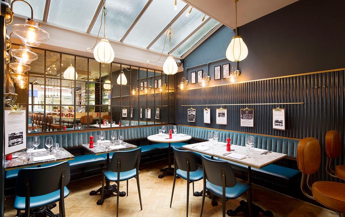 Blandford Comptoir restaurant in London, United Kingdom