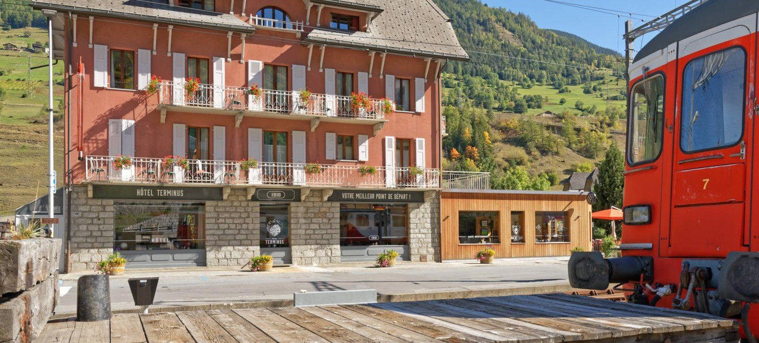 Quai de l'Ours restaurant in Orsieres, Switzerland