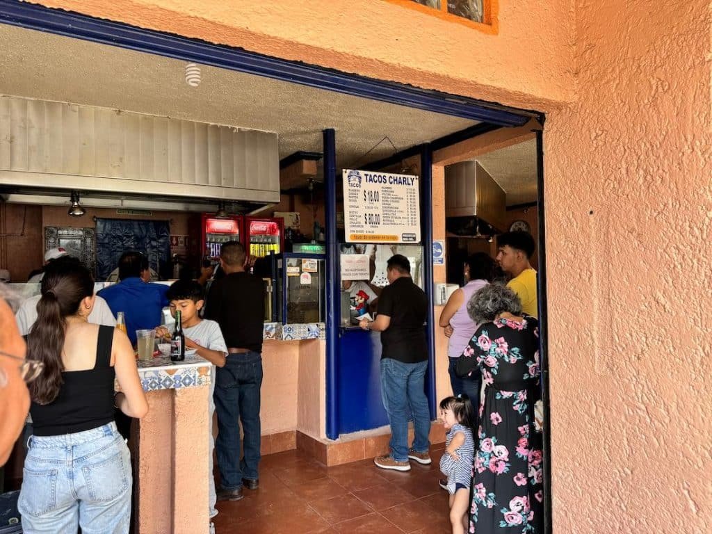 Tacos Charly restaurant in Tlalpan, Mexico