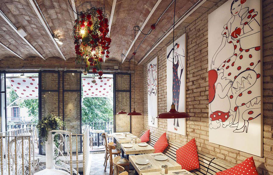 Casa Lola restaurant in Barcelona, Spain