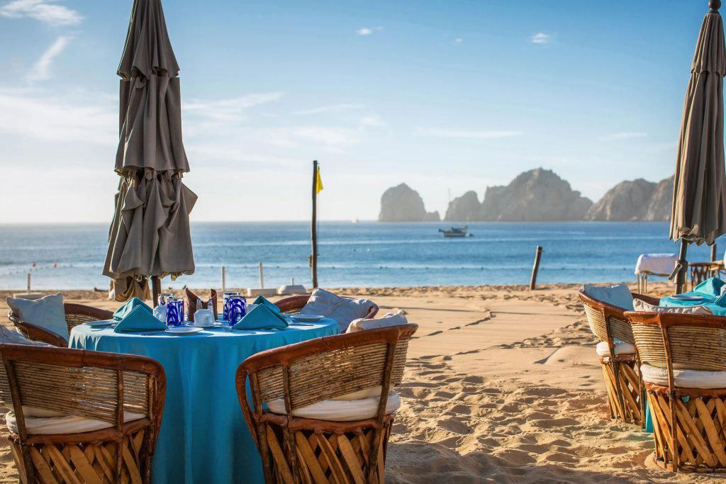 Cascadas Beach Grill restaurant in Cabo San Lucas, Mexico