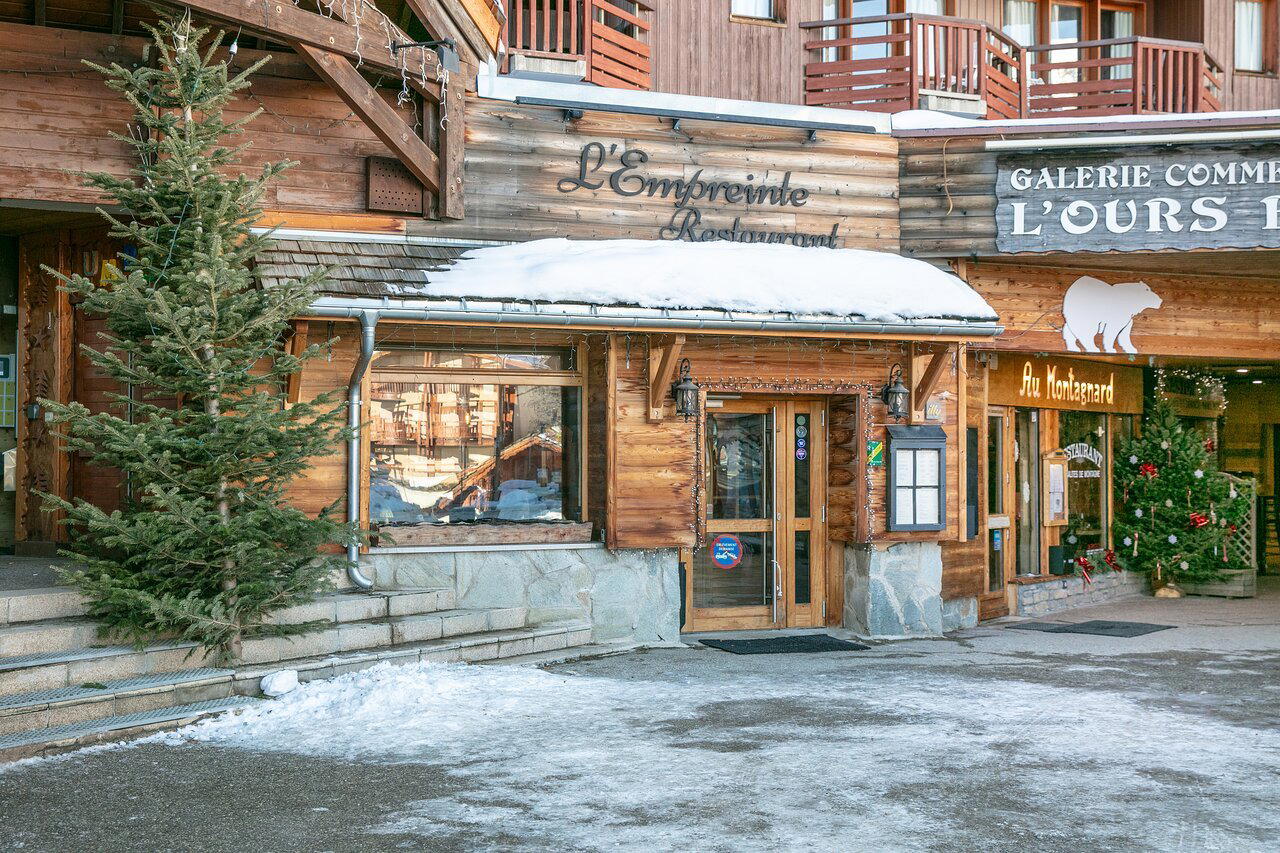 L'Empreinte restaurant in Huez, France