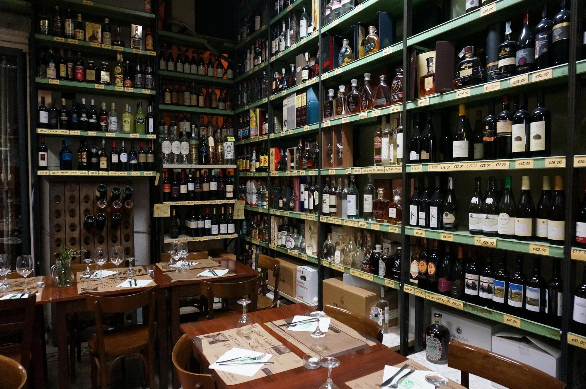 Enoteca Corsi restaurant in Rome, Italy