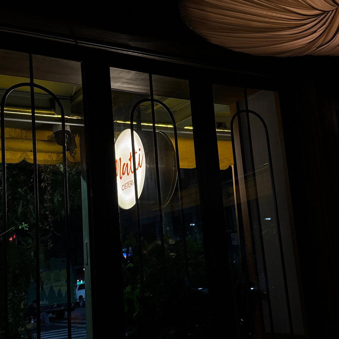 Matti Osteria restaurant in Mexico City, Mexico