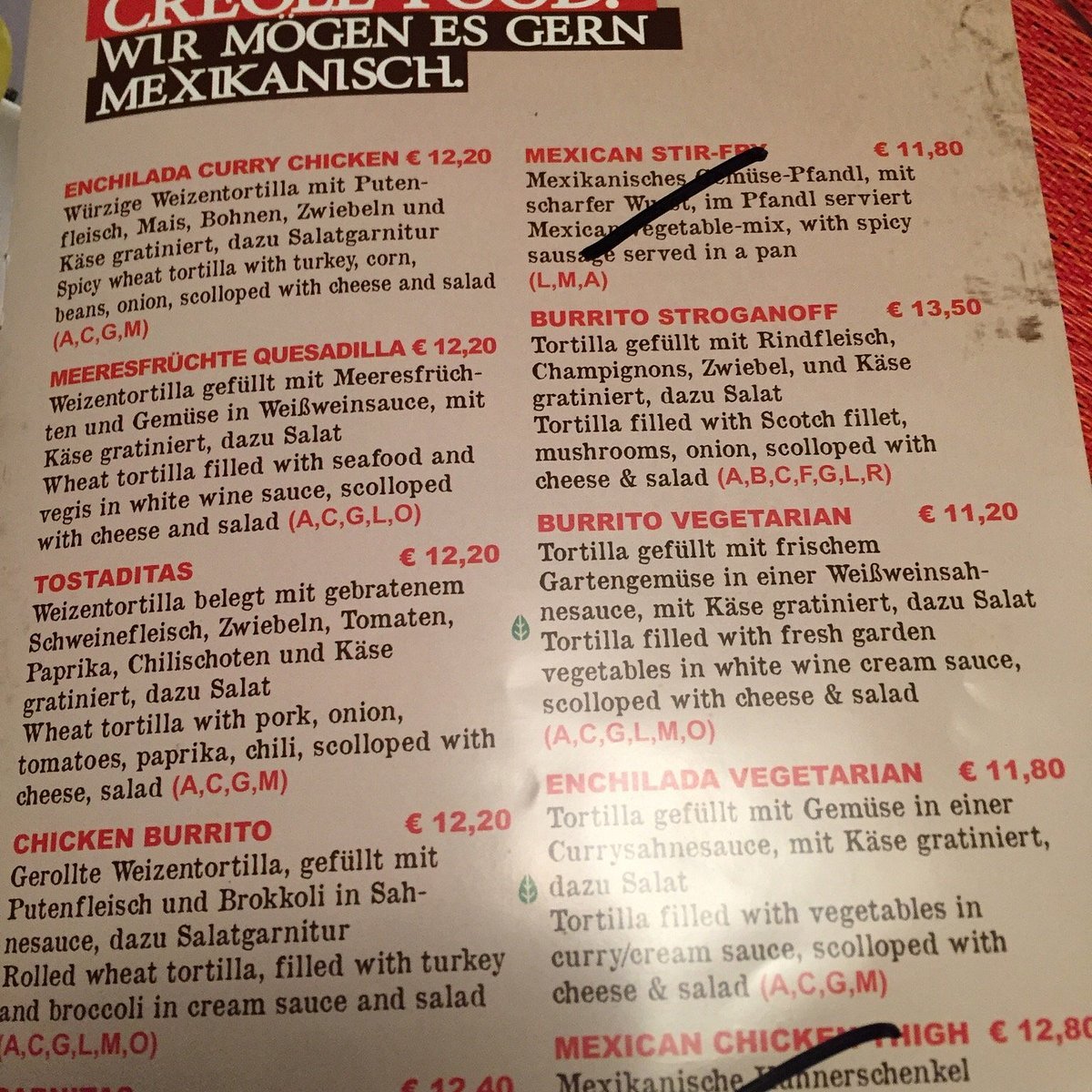 Marias Mexican restaurant in Schladming, Austria