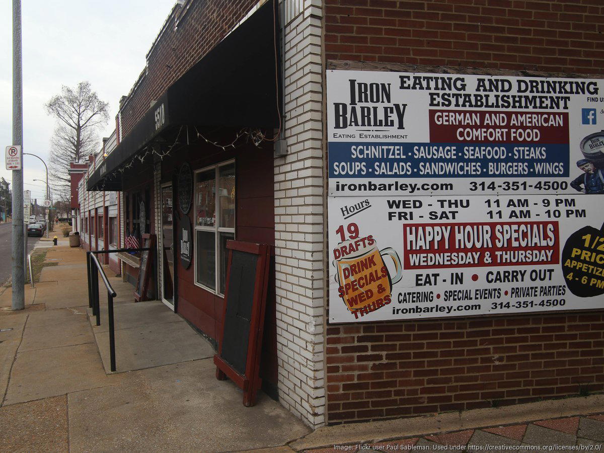 Iron Barley restaurant in St Louis