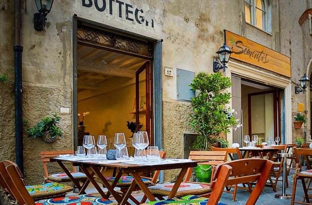 Sementis restaurant in Pietrasanta Lucca, Italy
