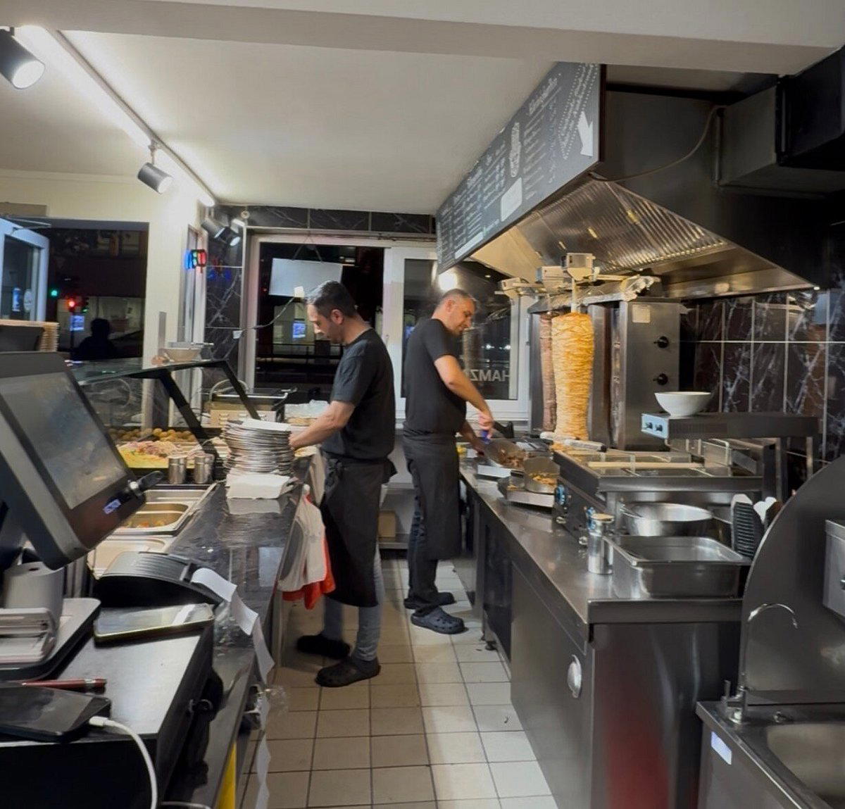 Hamza Kebab restaurant in Hamburg, Germany
