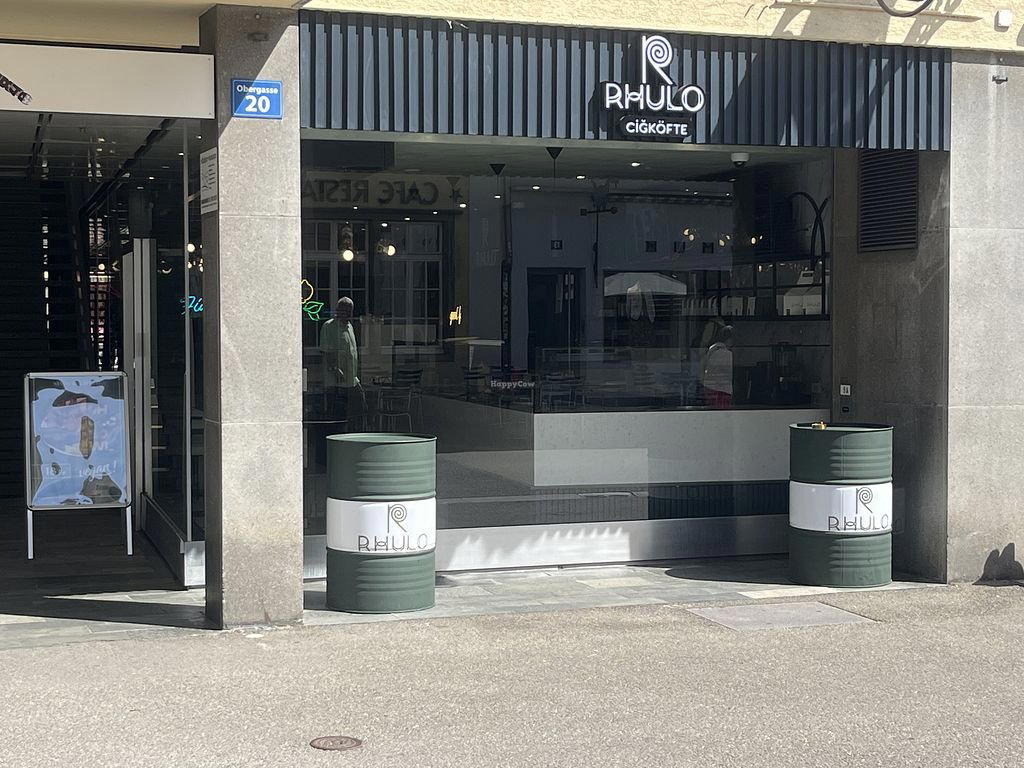 Rhulo Çiğköfte restaurant in Winterthur, Switzerland