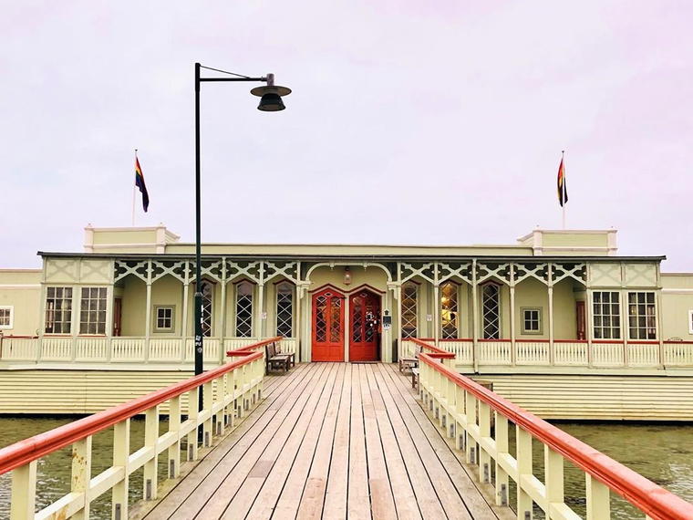 Ribersborgs open-air bath, Slottsstaden, Sweden