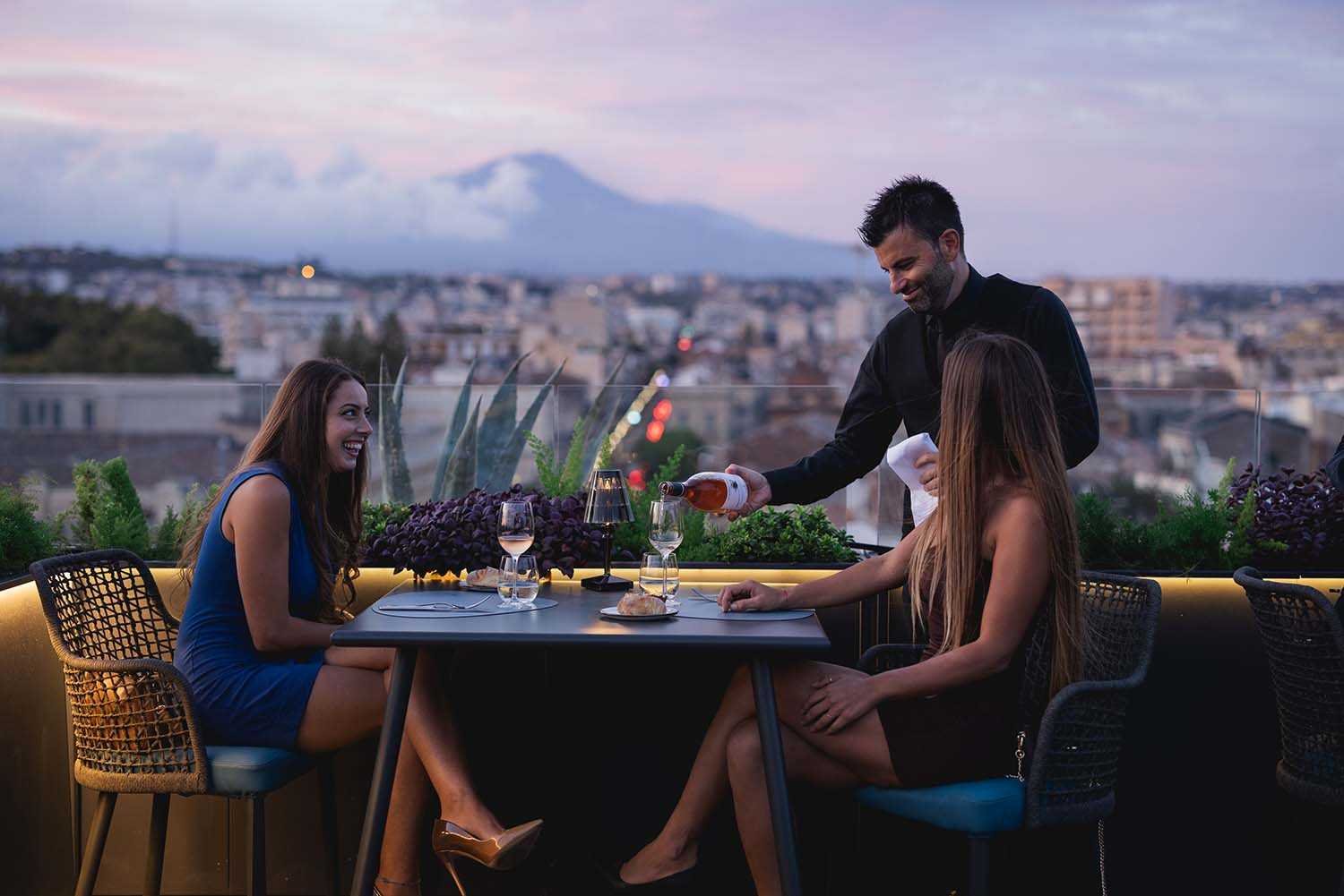 Etnea Roof Bar & Restaurant by “UNA cucina”, Catania, Italy
