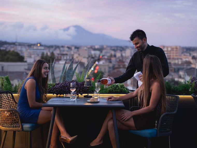 Etnea Roof Bar & Restaurant by “UNA cucina”, Catania, Italy
