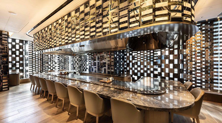 Teppanyaki MYDO restaurant in Osaka, Japan
