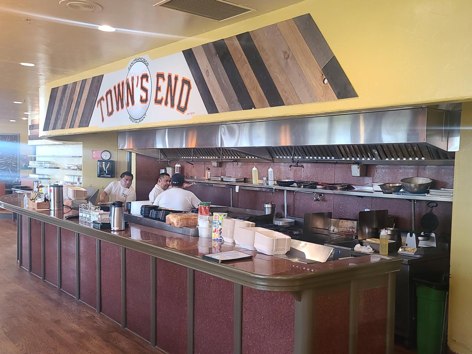 Town's End Brunch restaurant in San Francisco, United States