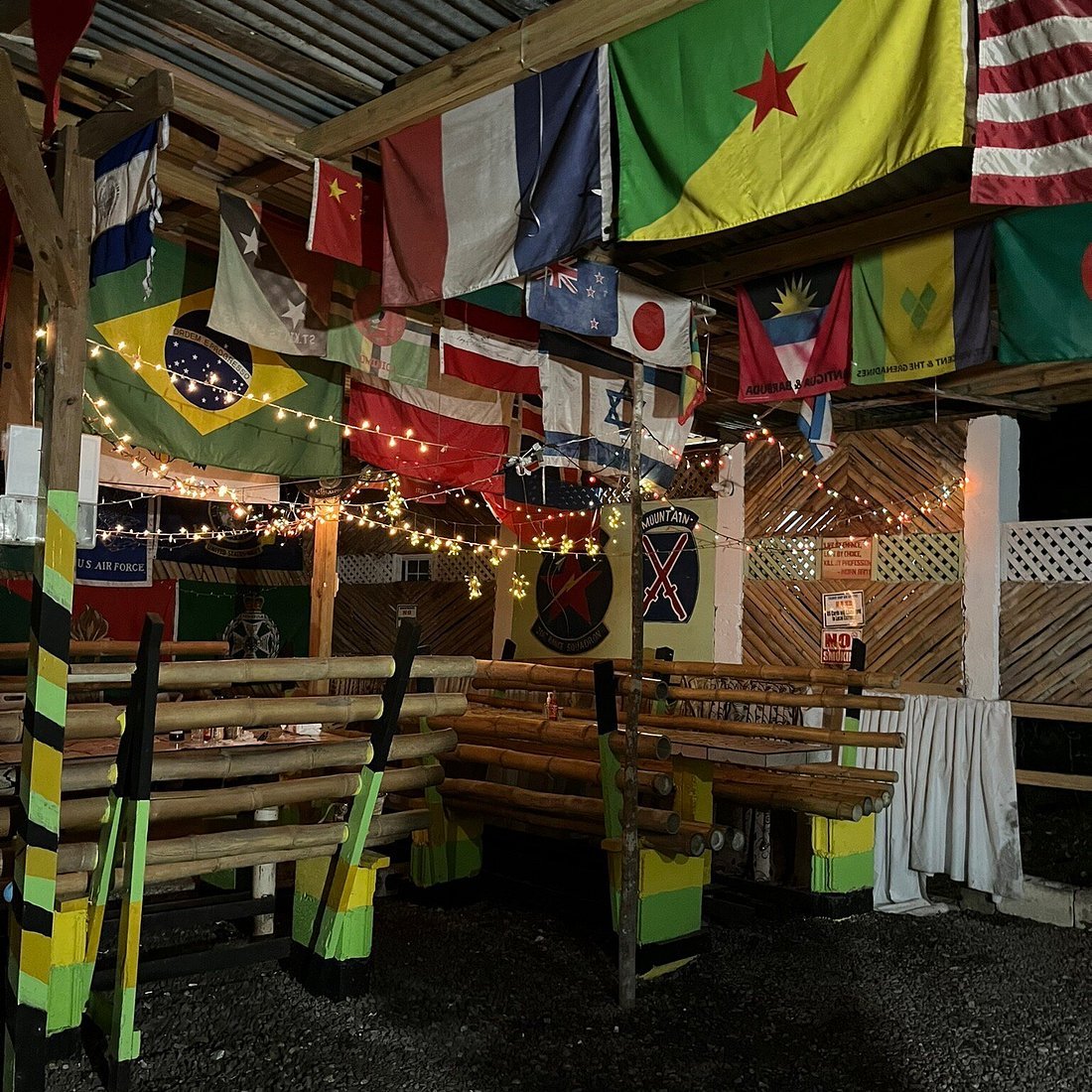 Soldier Camp Bar& Grill restaurant in Port Antonio, Jamaica