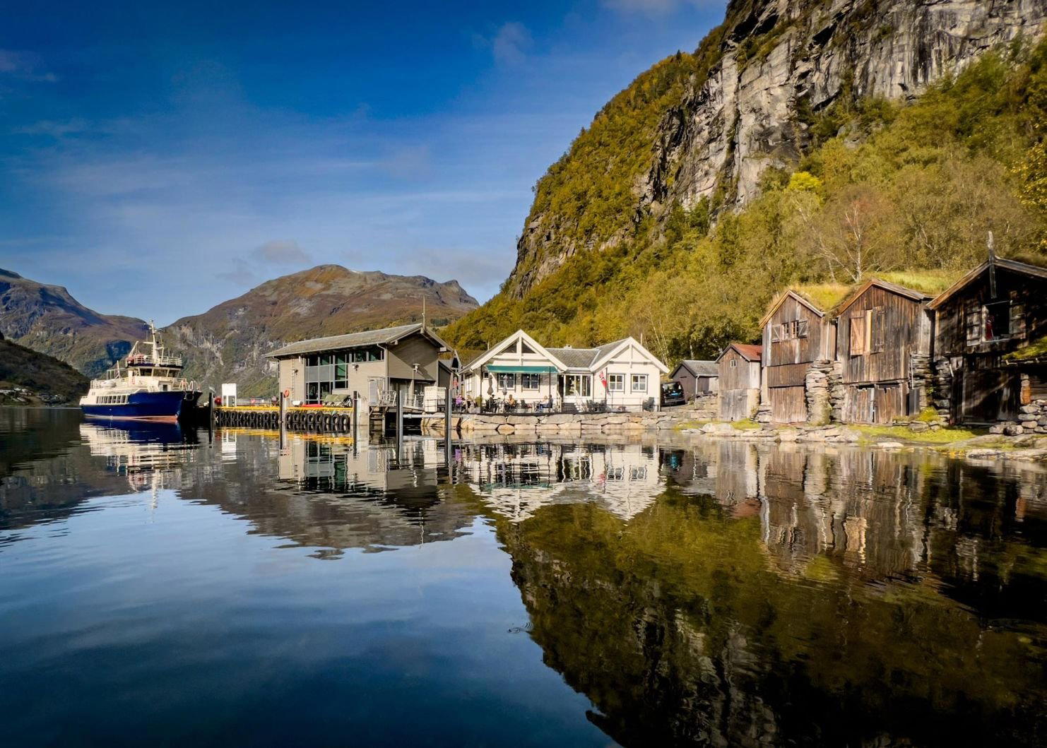 Brasserie Posten restaurant in Geiranger, Norway
