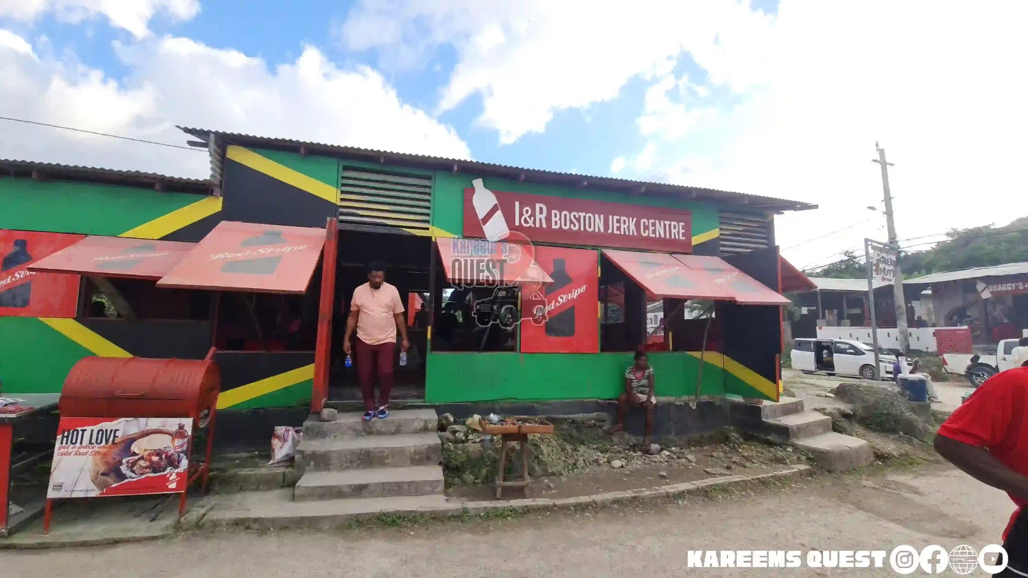I&R Boston Jerk Center restaurant in Boston, Jamaica