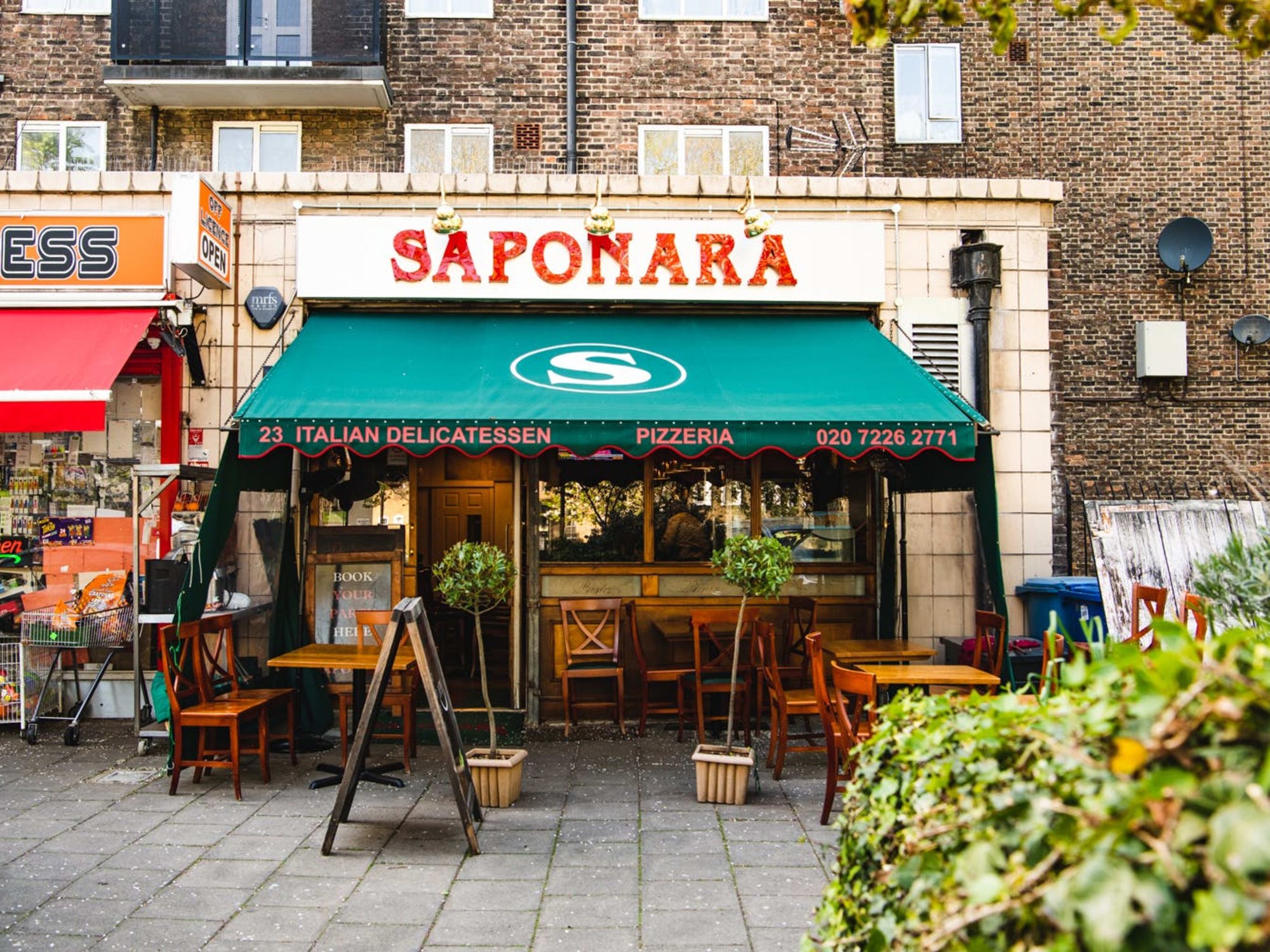 Saponara restaurant in London, United Kingdom