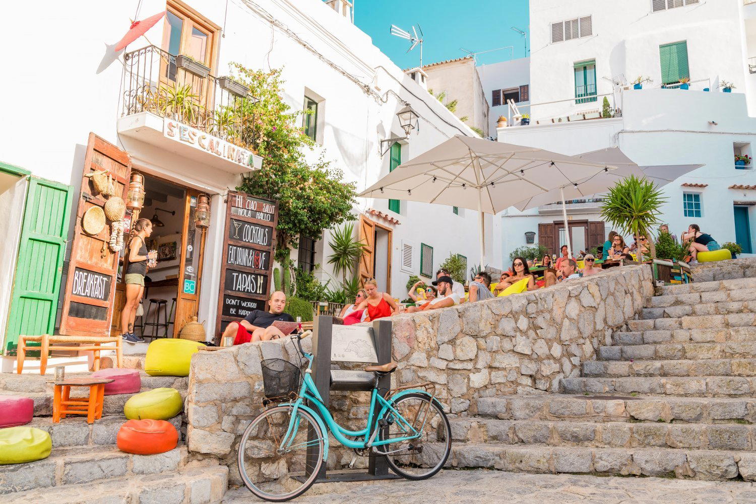 S'Escalinata restaurant in Ibiza, Spain