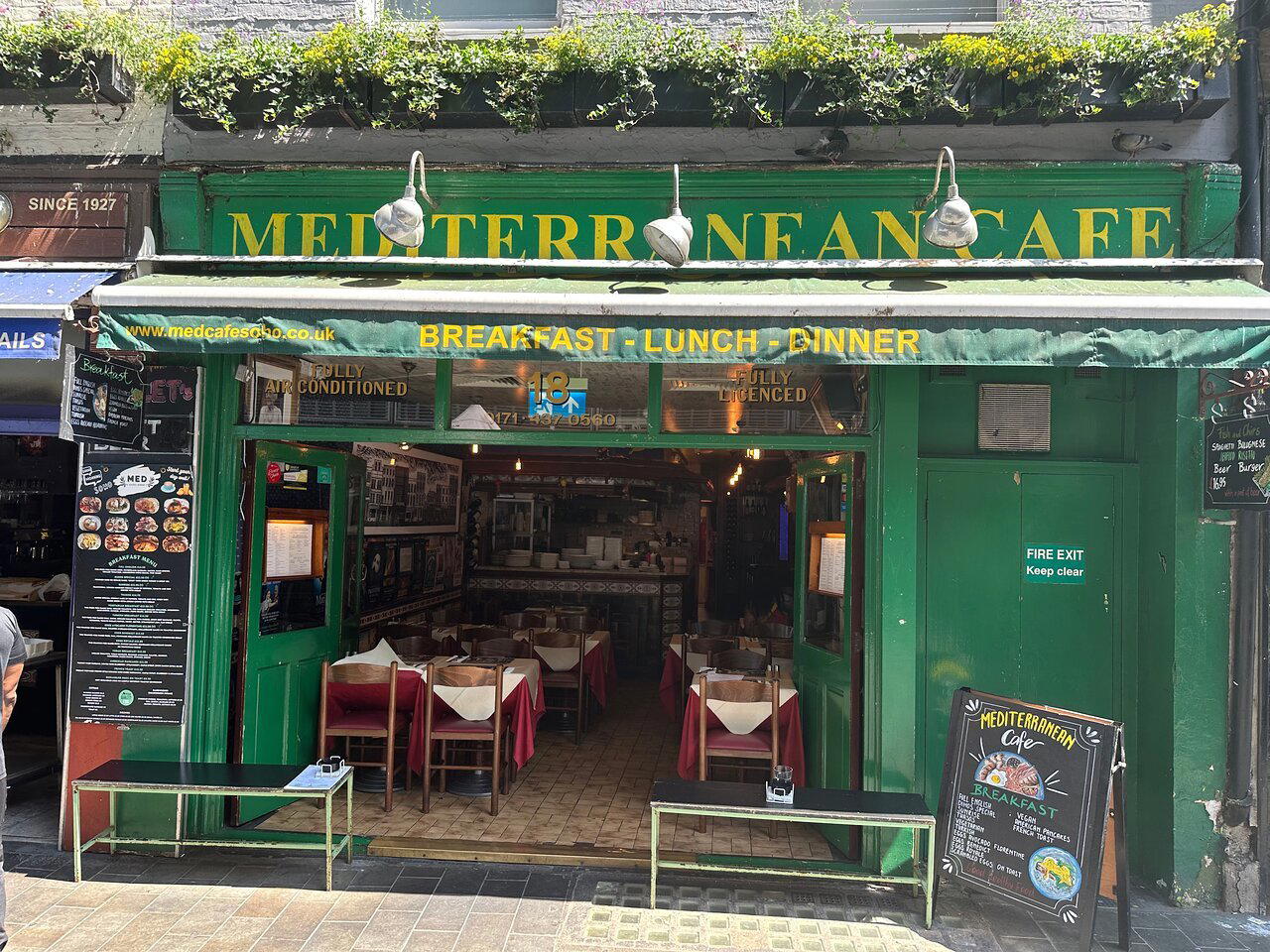 Mediterranean Cafe restaurant in London, United Kingdom