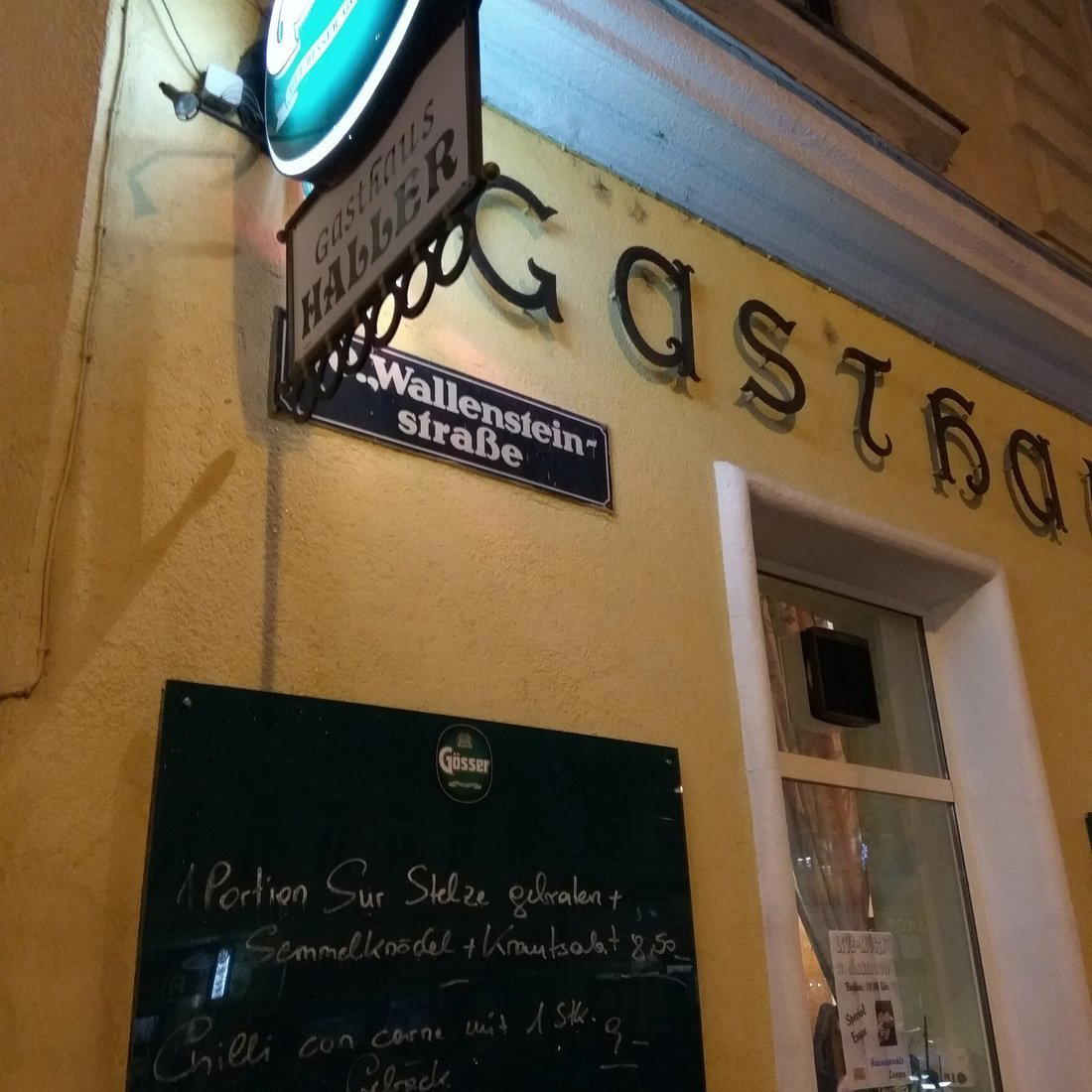 Gasthaus Haller restaurant in Vienna, Austria