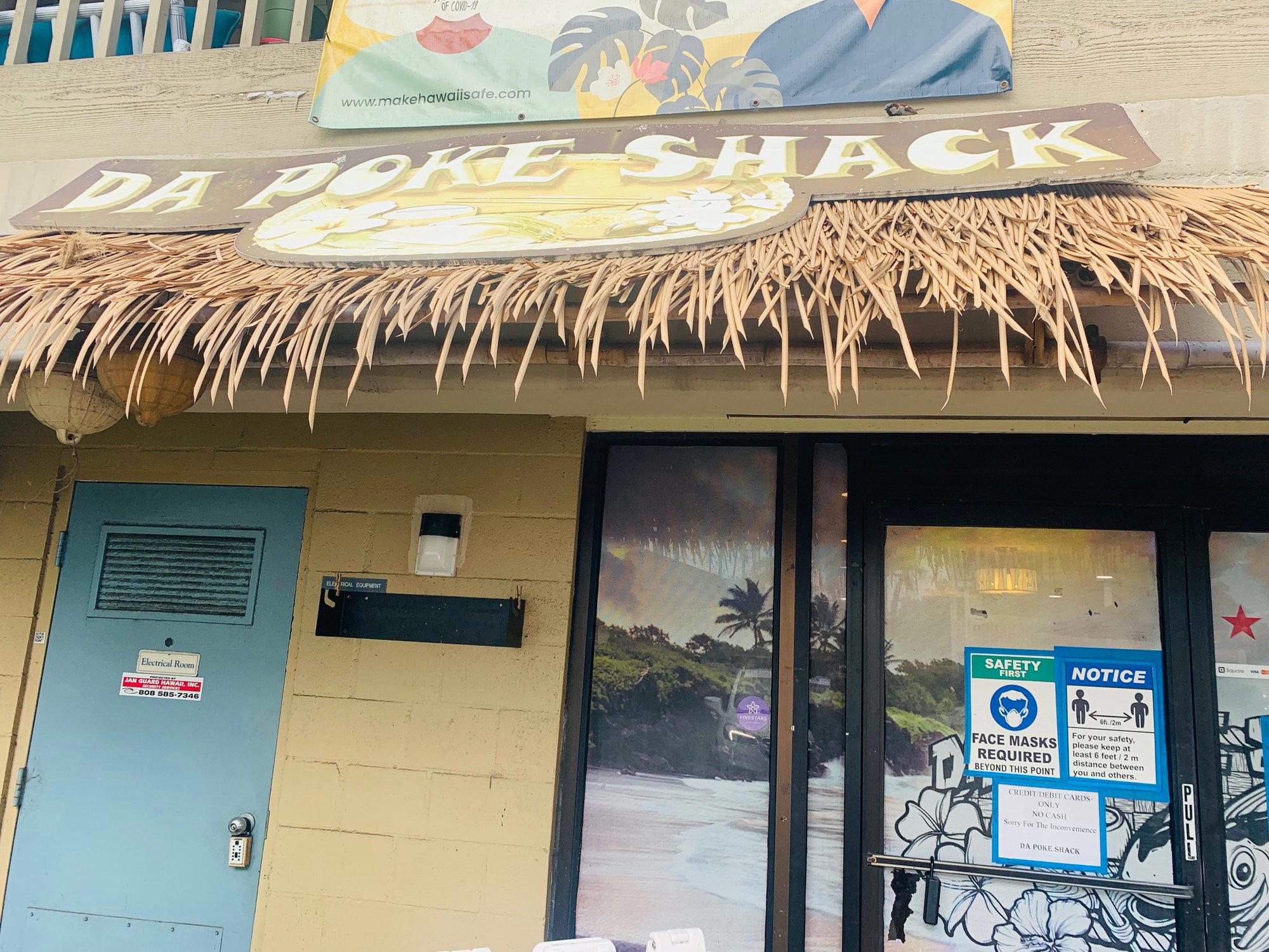 Da Poke Shack restaurant in Holualoa