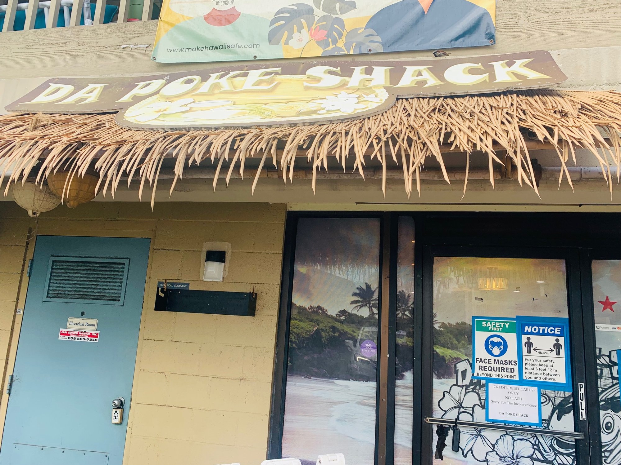 Da Poke Shack restaurant in Holualoa