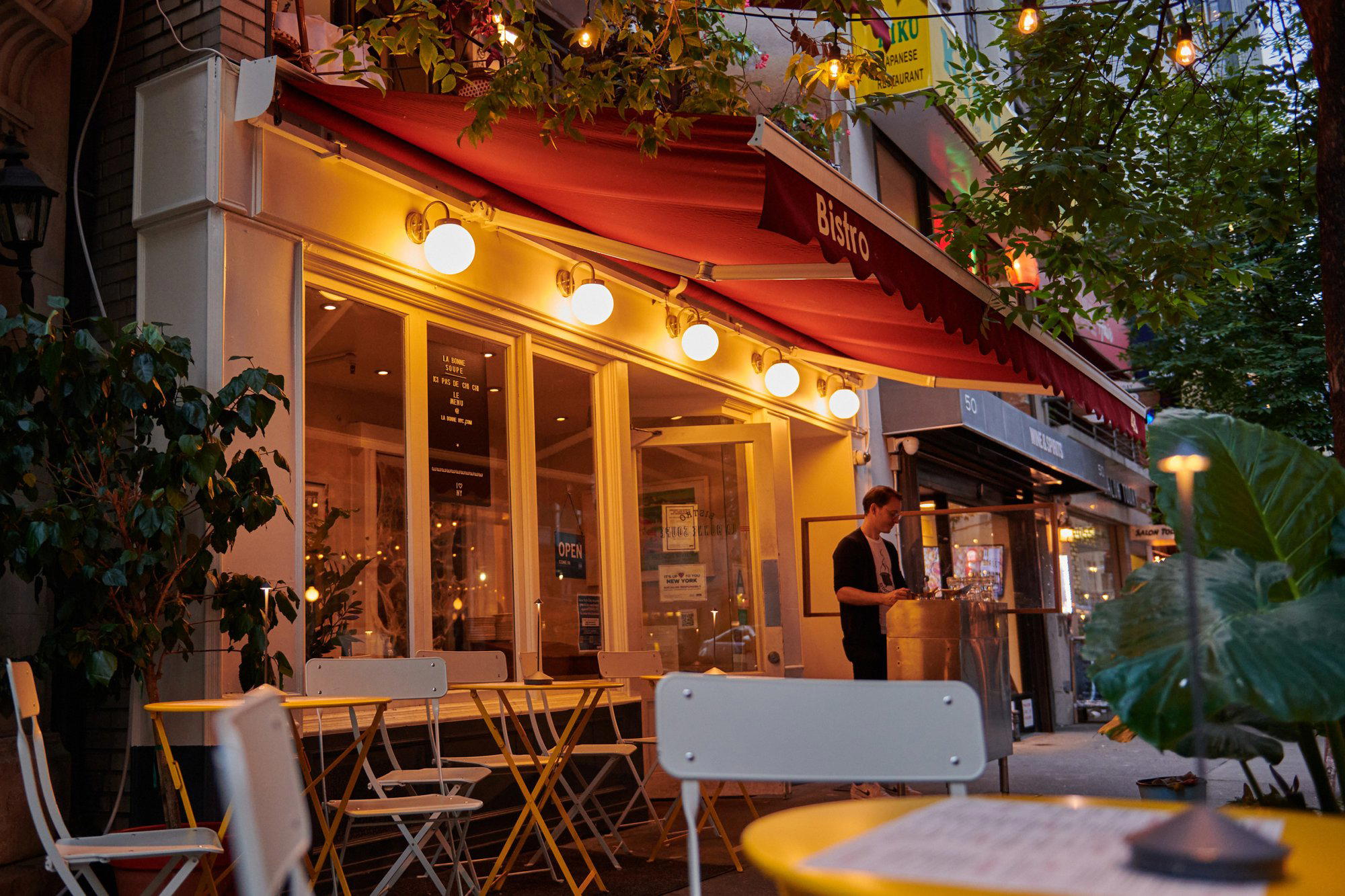 La Bonne Soupe restaurant in New York City, United States